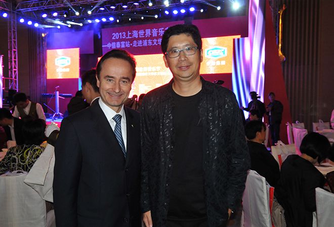 室內設計公司J&A總設計師姜峰應邀出席2013年上海世界音樂季暨上海文華東方酒店開幕盛宴活動