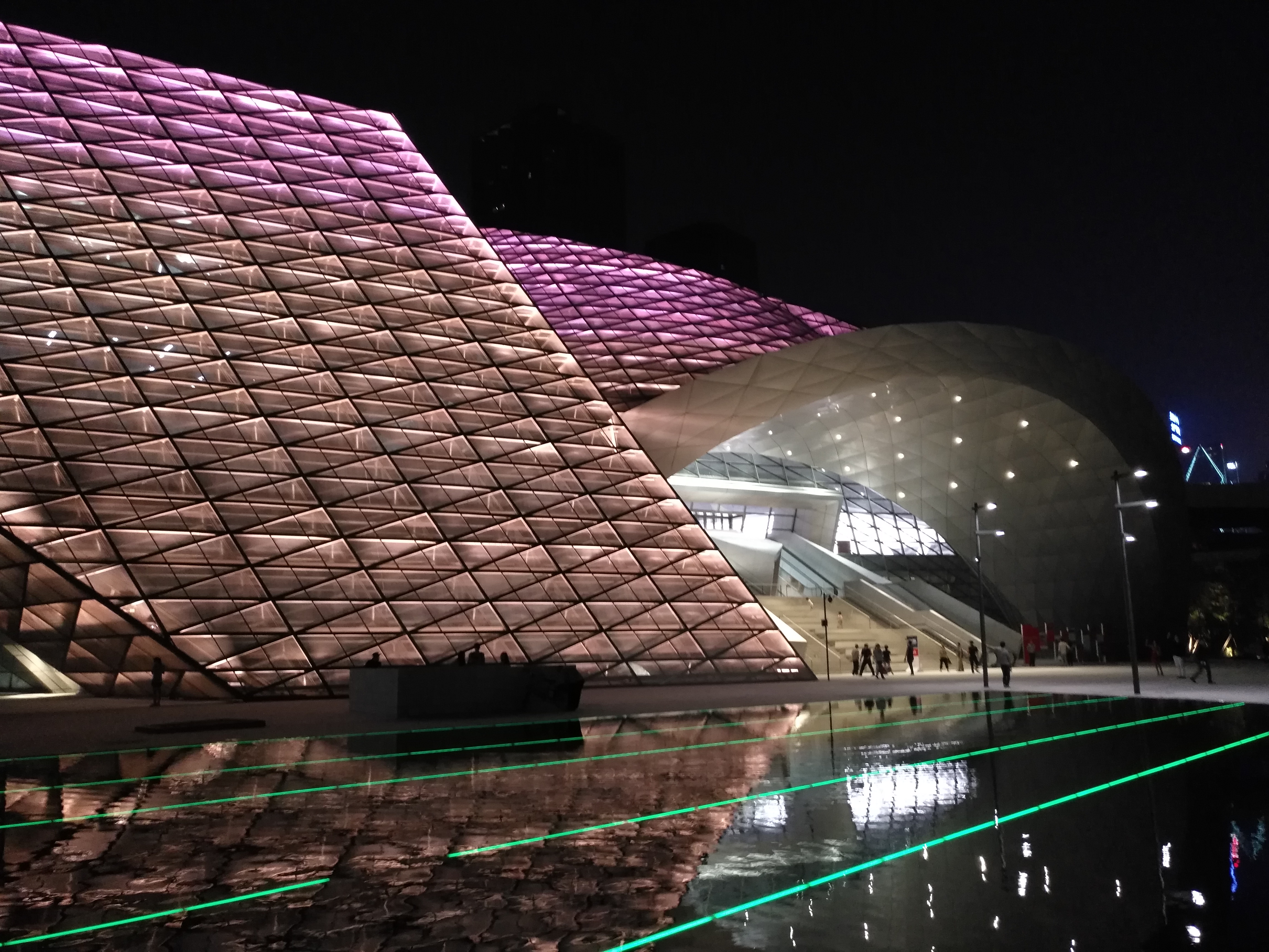 J&A杰恩設計公共建筑設計項目-深圳兩館建筑外觀夜景 J&A杰恩設計公共建筑設計項目-深圳兩館建筑外觀夜景